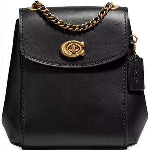 Coach Leather Parker Convertible Mini Backpack (Pre-owned)